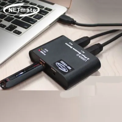 NETmate NM US322 USB3 0 2B대1A 반자동 선택기