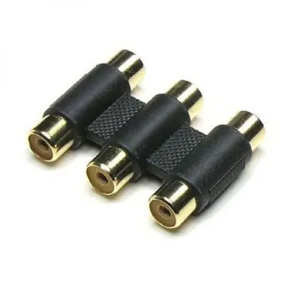 케이블 RCA 연장 젠더 RCA F Fx3 모듈러 연결 단자