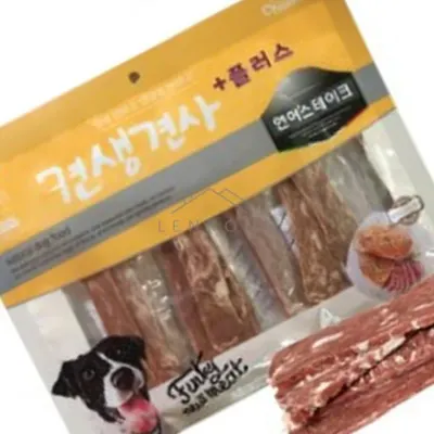 강아지져키스틱 연어스테이크 애견간식육포 강아지고기간식 강아지간식져키 강아지고급간식 강아지저단백간