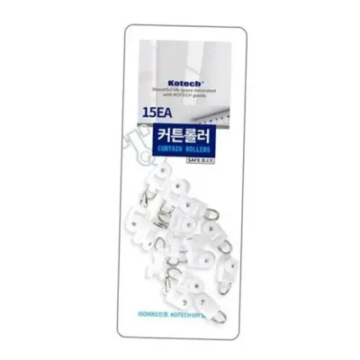 커튼 롤러 커튼 부속 가정용 부속품 레일 고리 설치 주름