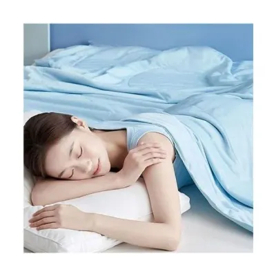 냉감이불 부드러운 시원한 차렵이불 Qmax 쿨링이불 촉감 퀸 침구 덮개 여름