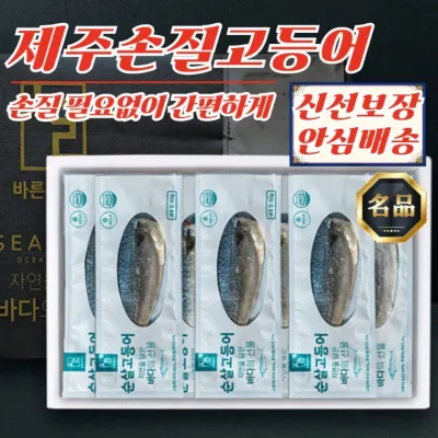 제주 바다 손질고등어 선물세트 10미 (개당 140-160g)