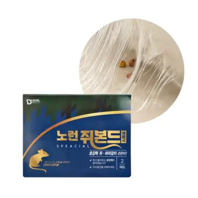 노런 쥐본드 스페셜(2매입) 초강력 쥐잡이 끈끈이 쥐덫