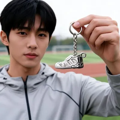 축구공 메탈 축구화 모형 열쇠고리 가방고리 자동차 장식용 액세서리 소품