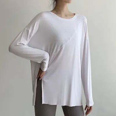 필라폴 요가 필라테스 가벼운 소재 체형 커버 티셔츠 필라테스상의 브라탑 스포츠 나시