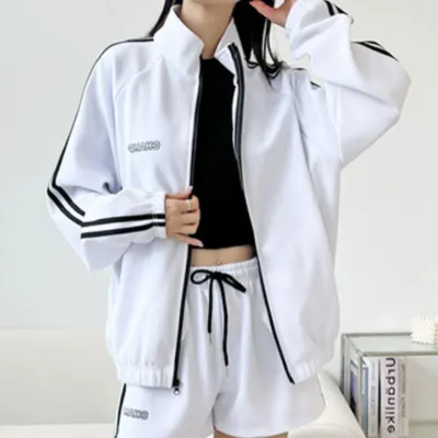 여자 집업 트레이닝 자켓 트레이닝집업 운동복자켓 추리닝상의