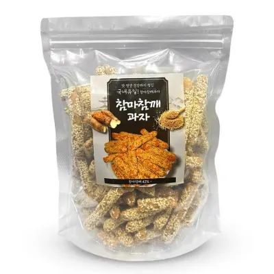 고소한 건강 웰빙 참마 참깨 과자 스틱 450g