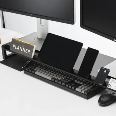 컴퓨터 PC 모니터 받침대 사무용 선반 거치대