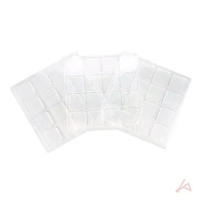 초강력 겔 투명 양면테이프(사각) 15mm 48p