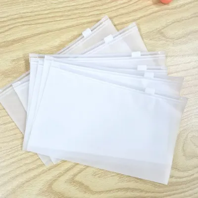 여행용 불투명 지퍼백 파우치 10X18cm