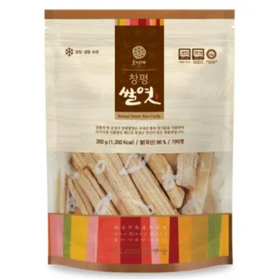 명절선물세트 창평쌀엿 350g 건강 식품 떡 한국 한과 간식 유과 전통 자연 창평쌀엿