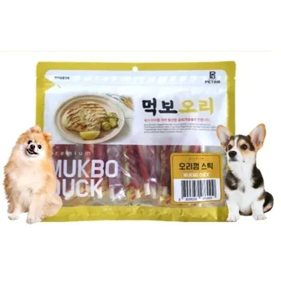 먹보 오리 오리껌 스틱 300g 강아지치킨 강아지치즈 강아지육포