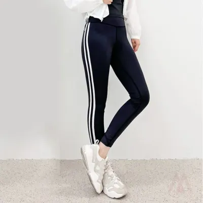 여자 트레이닝 두줄 레깅스 여성헬스복 기능성레깅스 데일리레깅스