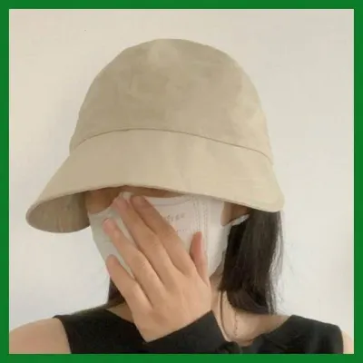 버킷햇 챙넓은 햇빛가리개 모자 블랙 베이지 여성 데일리 벙거지 썬캡