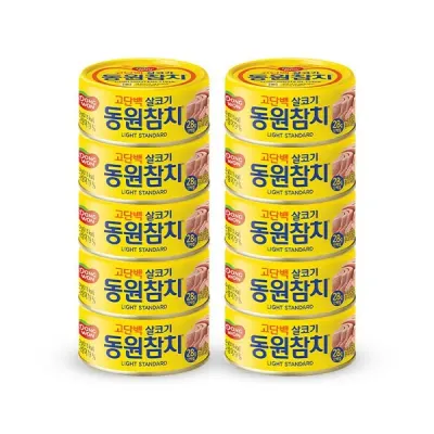 참치캔 살코기 라이트스탠다드 150g 10캔