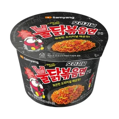 삼양 불닭볶음면 큰컵 105g 16개입 1박스 컵라면