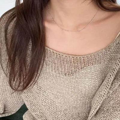 목걸이 실버 펜던트 볼로티 루비 웨스턴 드롭 하트 실버볼목걸이