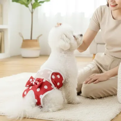 쉐인 반려동물 위생팬티 공주 생리팬티 강아지 위생바지 SD-260724 SD-1010277