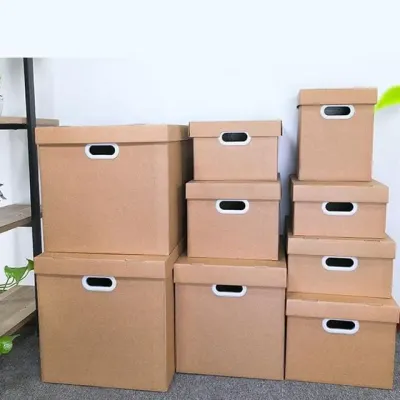 종이박스 손잡이박스 수납 정리 종이상자 보관함 수납함 파일정리함