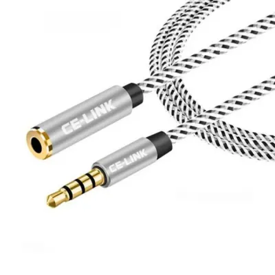 씨링크 3.5mm 형 4극 오디오 마이크 연장 케이블