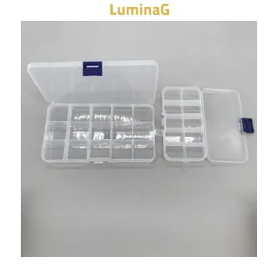 네일 비즈 파츠 투명 정리함 10칸 15칸 보관함 수납