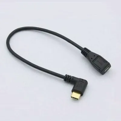 젠더 마이크로 5핀(F) 변환 젠더 25cm USB 3.1 C타입