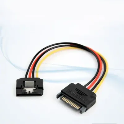 PC 파워 SATA 전원 연장 케이블 전원 연장선 15핀20cm