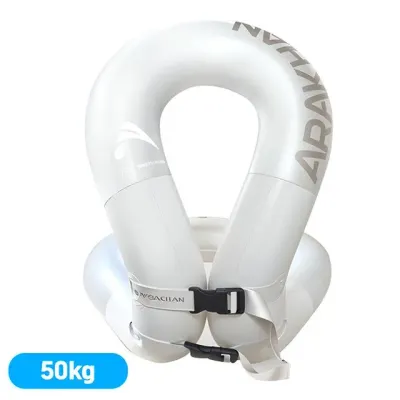위니코니 구명조끼 아라칸 스윔베스트 AIR 50kg (화이트) 물놀이 수영 안전용