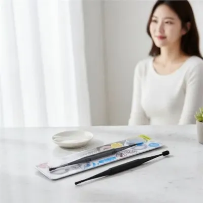 실리콘 귀이개 귀지 제거기 부드러운 안전 가정용 브러쉬 양면 이물질 이어 개인