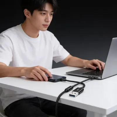 USB 스마트폰 급속 충전 케이블 갤럭시 데이터 전송 고속 충전선 2M