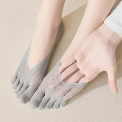 짧은양말 짧은 여성 여름 3개 펀칭 덧신 발가락양말 페이크삭스 발등 메쉬