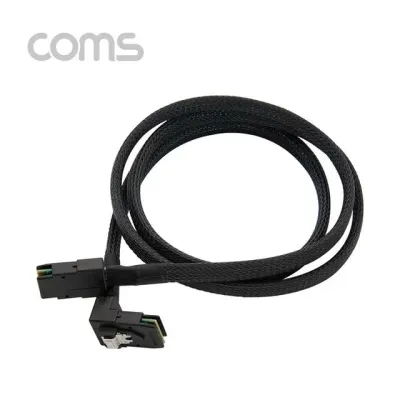 SFF-8087 Mini SAS 내장형 꺾임 연결 케이블 서버 저장장치 데이터 전송 연결선 50cm