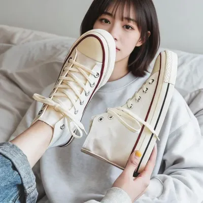 여성 하이탑 운동화 통굽 단화 2컬러 슈즈 20대 30대 데일리 신발 아이템