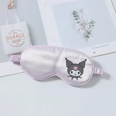 잠 높은 외모 수준 점심 휴식용 안대 중고교 모조 실크 편안한 차광 눈 피로 통풍