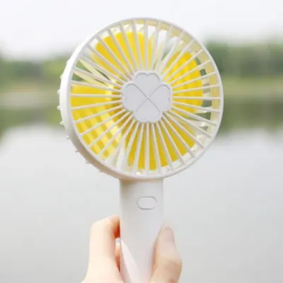 대용량 클로버 무소음 핸디 선풍기 무선 미니 저소음 안전 손풍기