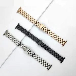 갤럭시워치 20mm 22mm 호환 클래식 쥬빌레 오이스터 슬림 메탈 스트랩 시계줄
