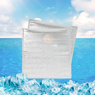 간편 접착식 은박 보냉봉투 50p세트 보냉팩 20cmx20cm
