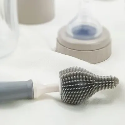 마켓다인 실리콘 젖꼭지솔 젖병닦는솔 실리콘브러쉬