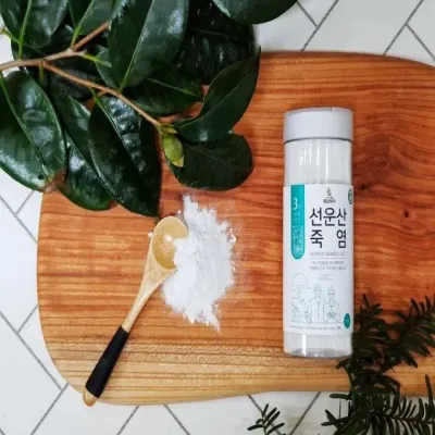 선운산죽염 3번구워만든 200g 요리법 천일염 소금 효능 죽염 자연