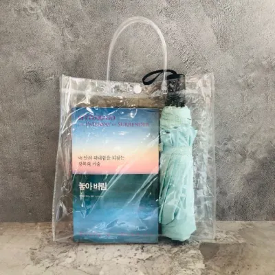 PVC 쇼핑백 투명가방 구디백 답례품 선물포장 25x25x9
