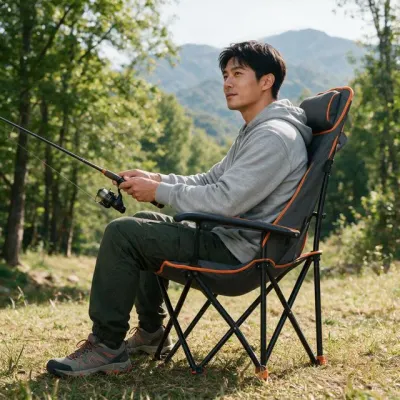 낚시의자 접이식 캠핑 체어 휴대용 야외 낚시터 공원 나들이 휴식용 의자