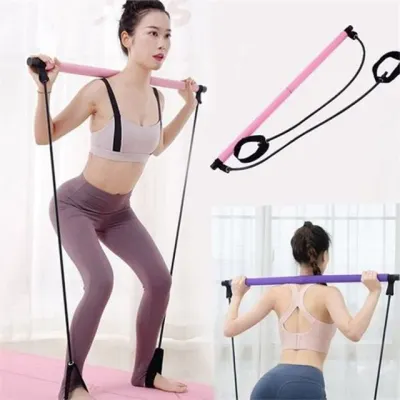 필라테스 스틱 요가 스틱 스트레칭 근력 홈트 강화 실내 운동 피트니스 트레이닝 요가용 라텍스 다용도