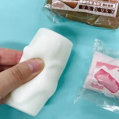 귀여운 크림치즈 스퀴시 스트레스 볼 해소 모찌 쫀득 촉감 놀이 어른 장난감 피젯토이 키덜트 인싸템