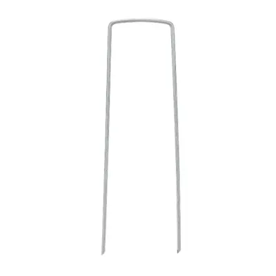 고정핀 U자형 농업용 멀칭 잡초매트 매트 멀칭핀 제초 부직포고정핀 18cm 50개 원예