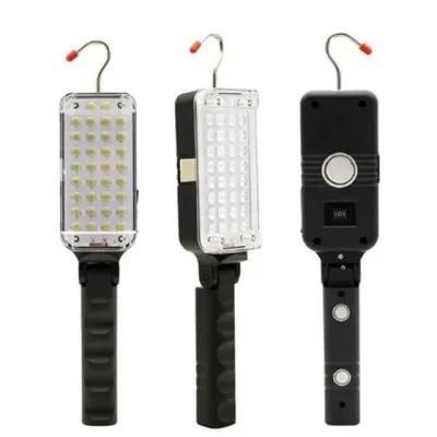 휴대용 led 작업등 건설 현장 led 작업등 다용도 걸이형 자석식 고휘도 비상용 무선 캠핑용 사무실 차량용