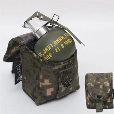 밀리터리 수류탄 파우치 전술 조끼 파우치 전투 서바이벌 몰리 장비 위장 아웃도어 나일론 휴대용 등산용