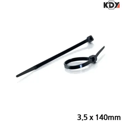 KDY 케이블타이 블랙 3.5 x 140mm 100개입