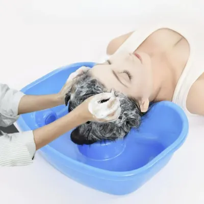 세발기 샴푸캡 샴푸대 머리감기 환자 이동식 아기