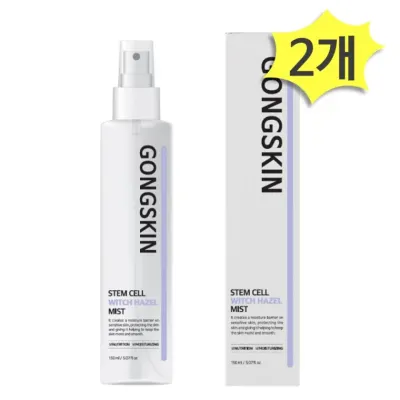 공스킨 줄기세포 위치하젤 미스트 150ml x 2개 쿨링 진정 피부열감 케어