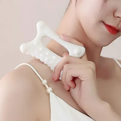 입체형 고급 림프 괄사 페이스 얼굴 바디 마사지기